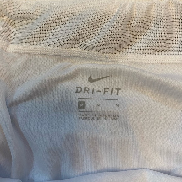 Nike Womens Medium White Dri-Fit Tempo Lined Running Shorts - Picture 8 of 12